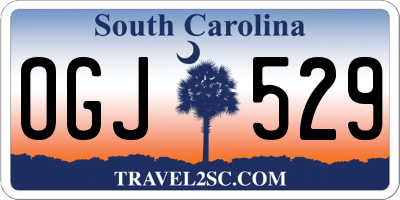 SC license plate OGJ529