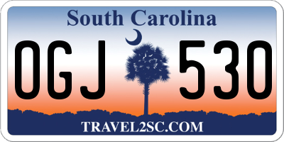 SC license plate OGJ530