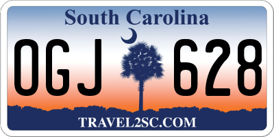 SC license plate OGJ628