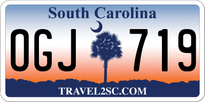 SC license plate OGJ719