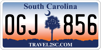 SC license plate OGJ856