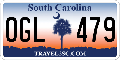 SC license plate OGL479