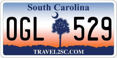 SC license plate OGL529