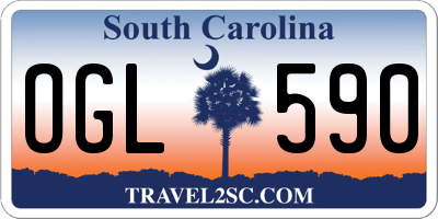 SC license plate OGL590