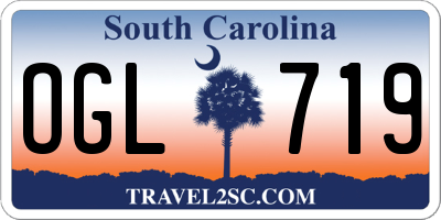 SC license plate OGL719