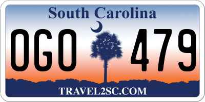 SC license plate OGO479