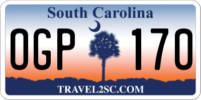 SC license plate OGP170