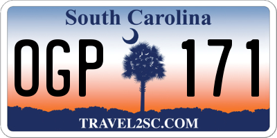 SC license plate OGP171