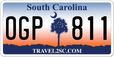 SC license plate OGP811
