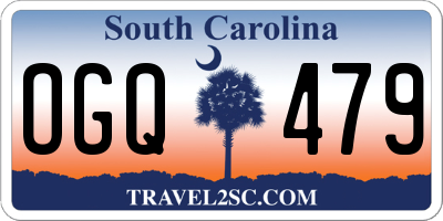 SC license plate OGQ479