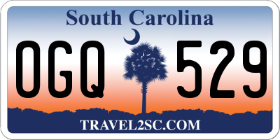 SC license plate OGQ529