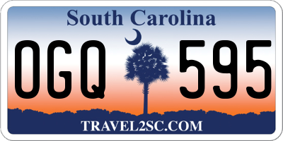 SC license plate OGQ595