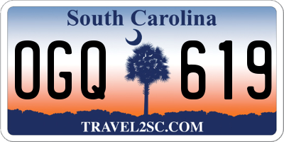 SC license plate OGQ619