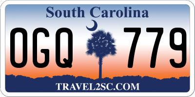 SC license plate OGQ779