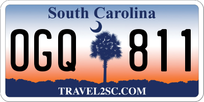 SC license plate OGQ811