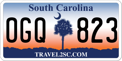 SC license plate OGQ823