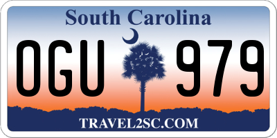 SC license plate OGU979