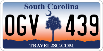 SC license plate OGV439