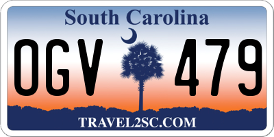 SC license plate OGV479