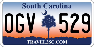 SC license plate OGV529