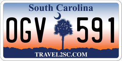 SC license plate OGV591