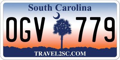 SC license plate OGV779