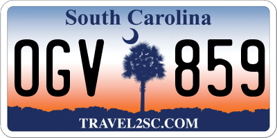 SC license plate OGV859