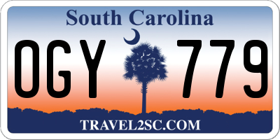 SC license plate OGY779
