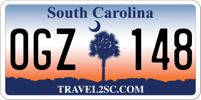 SC license plate OGZ148