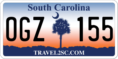 SC license plate OGZ155