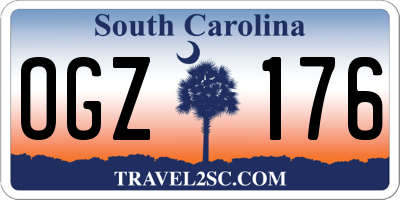 SC license plate OGZ176