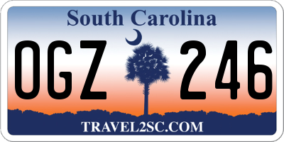 SC license plate OGZ246