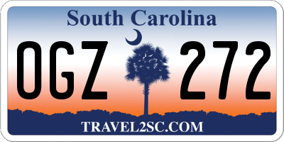 SC license plate OGZ272
