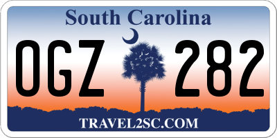 SC license plate OGZ282