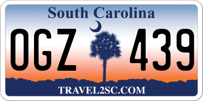 SC license plate OGZ439