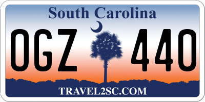 SC license plate OGZ440