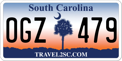 SC license plate OGZ479