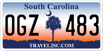 SC license plate OGZ483