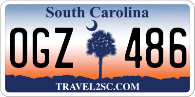 SC license plate OGZ486