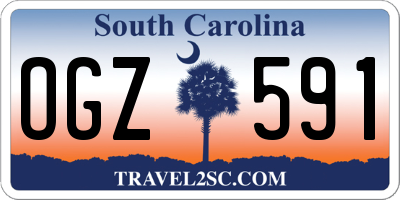 SC license plate OGZ591
