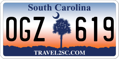 SC license plate OGZ619