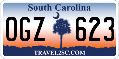 SC license plate OGZ623