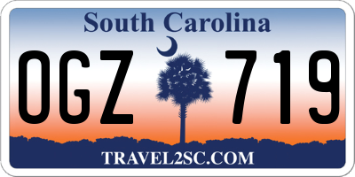SC license plate OGZ719