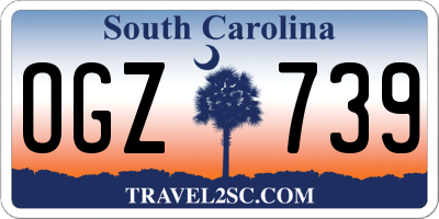 SC license plate OGZ739