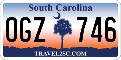 SC license plate OGZ746