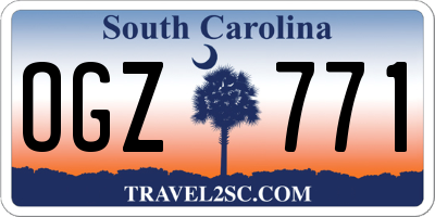 SC license plate OGZ771