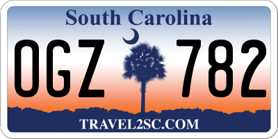 SC license plate OGZ782