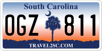 SC license plate OGZ811