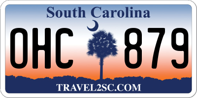SC license plate OHC879