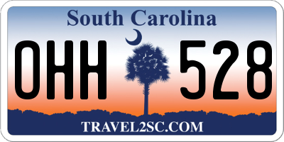 SC license plate OHH528